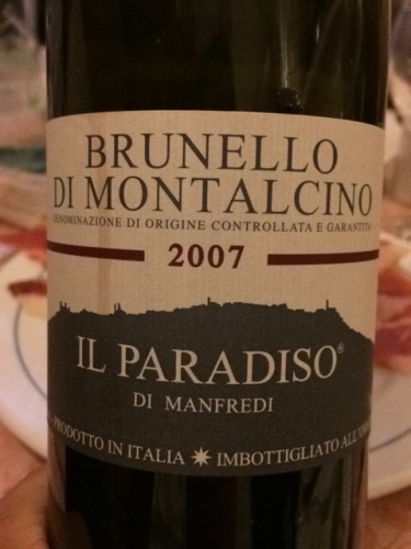 曼法拉第天堂蒙塔尔奇诺布鲁耐罗干红Il Paradiso di Manfredi Brunello di Montalcino