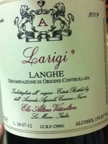 艾里奥阿塔雷酒庄朗阁拉瑞吉红葡萄酒Elio Altare Vigna Larigi