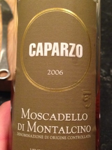 卡帕索酒庄蒙塔尔奇诺-莫斯卡黛乐甜白 Caparzo Moscadello di Montalcino