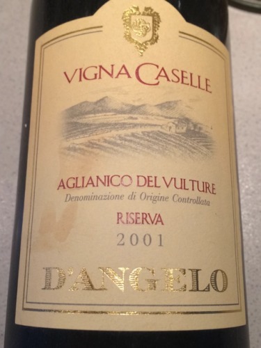 Riserva Vigna Caselle Aglianico del Vulture