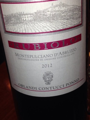 Orlandi Ponno Rubiolo Montepulciano d'Abruzzo