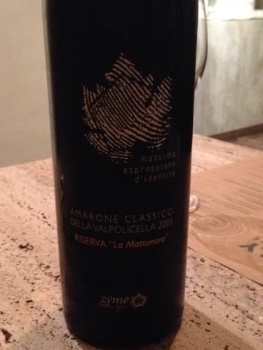 Zyme La Mattonara Amarone della Valpolicella Classico Riserva