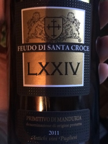 Feudo di Santa Croce Primitivo di Manduria LXXIV