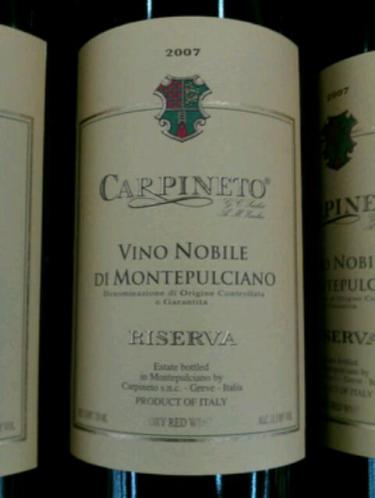 Riserva Nobile Di Montalciano