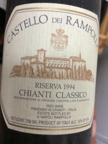 蓝宝拉经典基安帝珍藏干红Castello dei Rampolla Chianti Classico Riserva