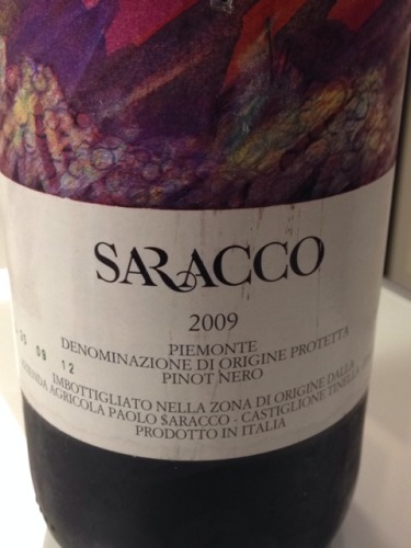 宝萨柯酒庄黑皮诺红葡萄酒Saracco Pinot Nero