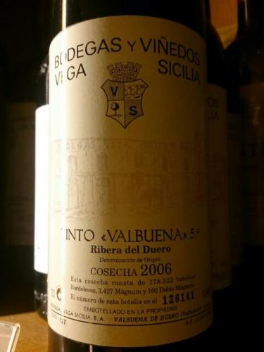 Sicilia Valbuena Ribera Del Duero Tinto Cosecha