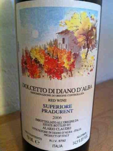 Pradurent Dolcetto di diano d'Alba