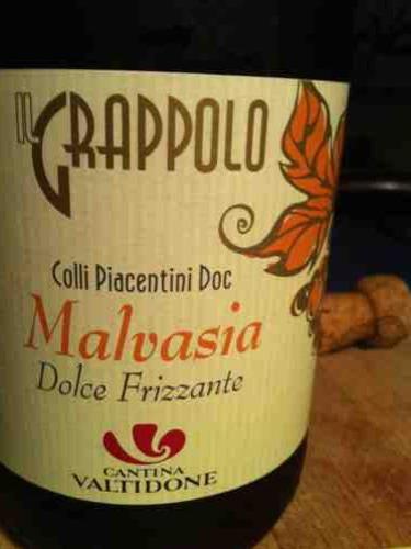 Il Grappolo Colli Piacentini Dolce Frizzante Malvasia