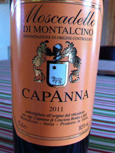 卡帕纳蒙塔奇诺干白Capanna Moscadello di Montalcino