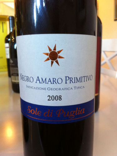 Sole di Puglia Negro Amaro Primitivo