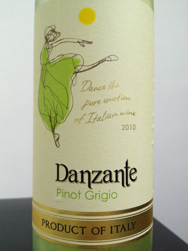 丹泽特酒庄灰皮诺干白Danzante Pinot Grigio