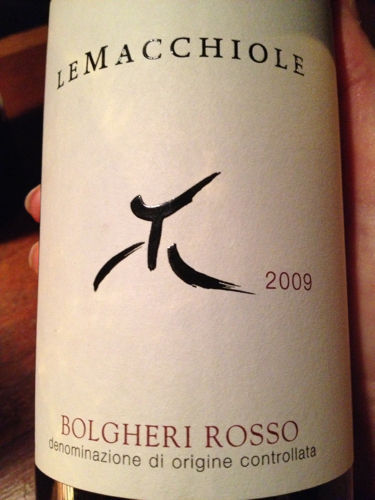 玛奇奥贝格瑞干红Le Macchiole Bolgheri Rosso