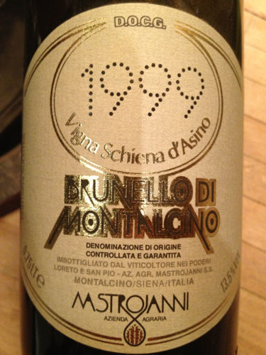 Vigna Schiena D'Asino Brunello di Montalcino