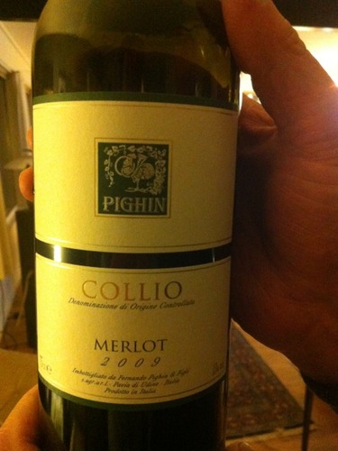 碧青酒庄克里奥梅洛干红Pighin collio merlot