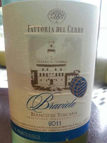 塞若布拉维罗干白Fattoria del Cerro Braviolo Bianco di Toscana