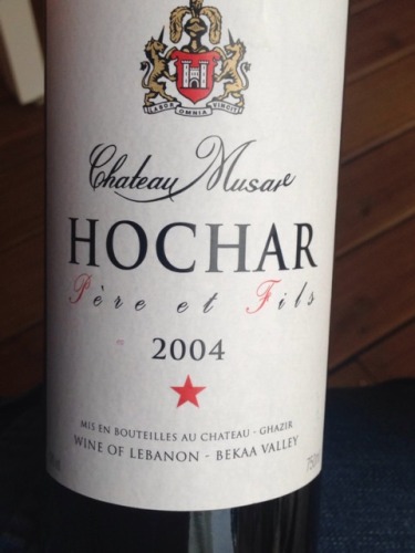 睦纱荷查父子干红Chateau Musar Hochar Pere et Fils Red