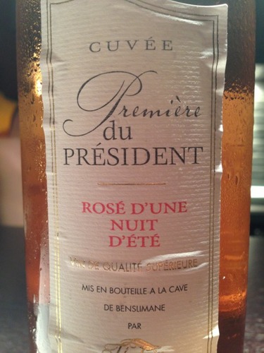 Cuvée Première Du Président Rosé D'Une Nuit D'été