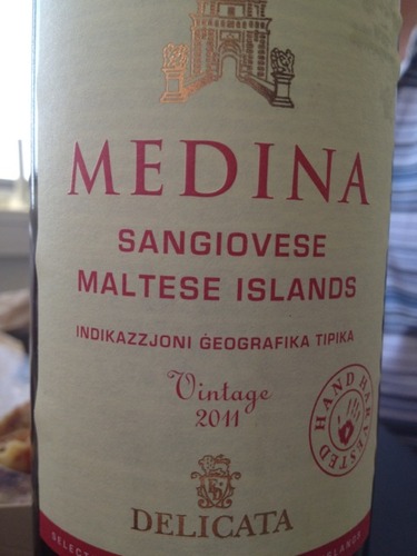 Medina Sangiovese I.G.T. Maltese Islands