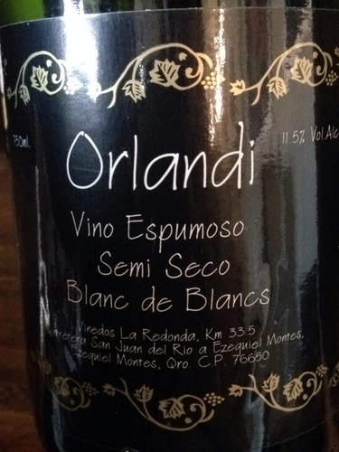 Vino Espumoso Semi Seco Blanc de Blancs