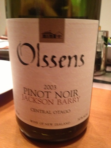 奥尔森班诺本杰克逊干红Olssens of Bannockburn Jackson Barry Pinot Noir