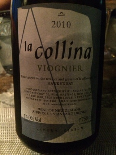 Leheny Gibson La Collina Hawke's Bay Viognier