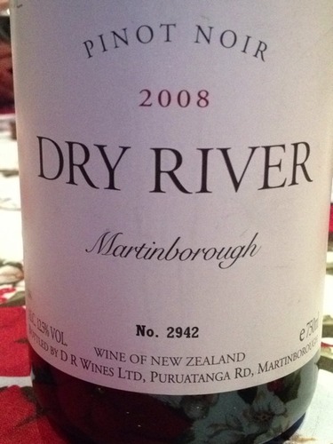 枯河黑皮诺干红Dry River Pinot Noir