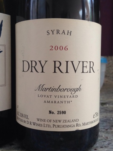 枯河洛瓦特西拉干红Dry River Lovat Syrah