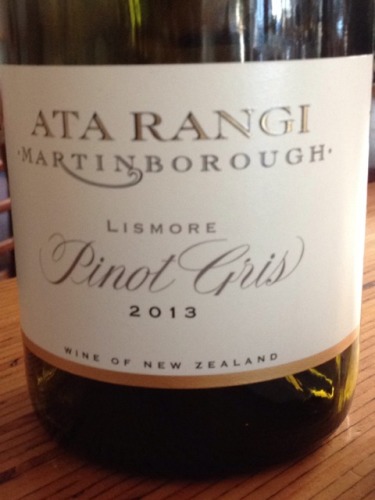 新天地利斯摩尔灰皮诺干白Ata Rangi Lismore Pinot Gris