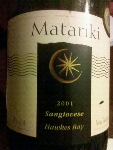 Hawke's Bay Sangiovese