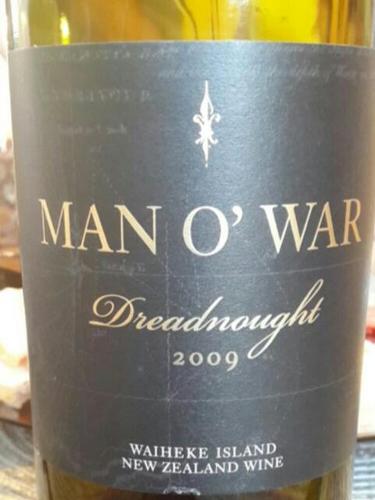 风帆战舰－民谣西拉干红葡萄酒Man O' War Dreadnought Syrah