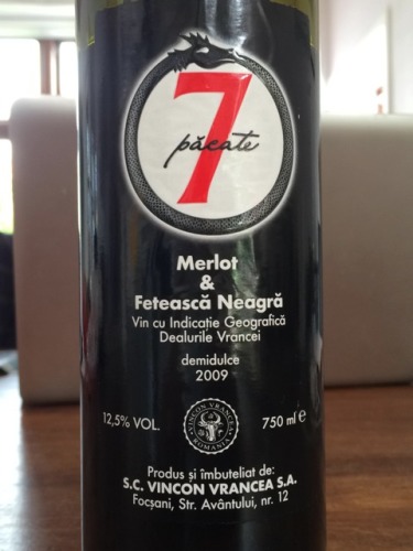 维康酒庄7号混酿干红Vincon Vrancea 7 Pacate Merlot Feteasca Neagra