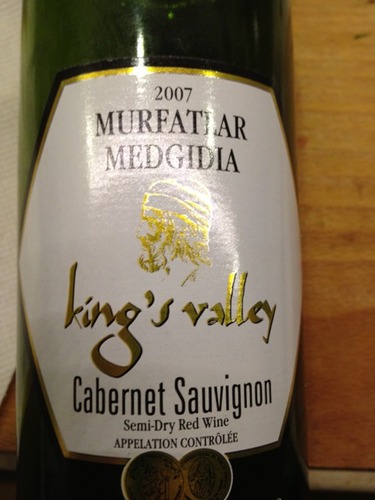 Medgidia King's Valley Semi Dry Cabernet Sauvignon