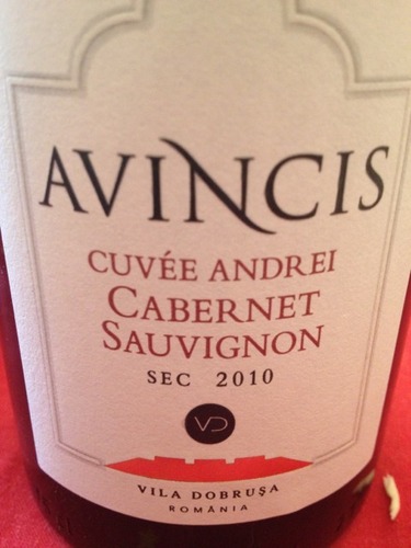 Cuvée Andrei Sec Vila Dobrusa Cabernet Sauvignon