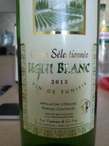 Cuvée Selectionnee Vin de Tunisie Ugni Blanc