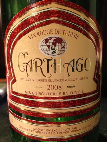 Grand Cru Mornag Vin Rouge De Tunisie