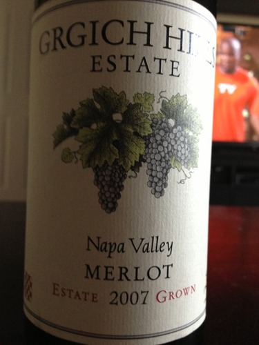 Napa Valley Estate Grown Merlot