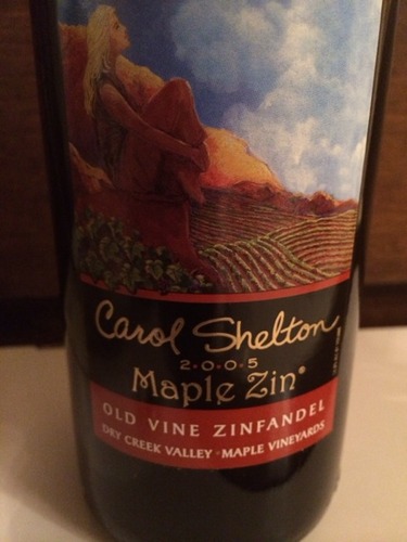 Carol Shelton Maple Dry Creek Valley Old Vine Zinfandel