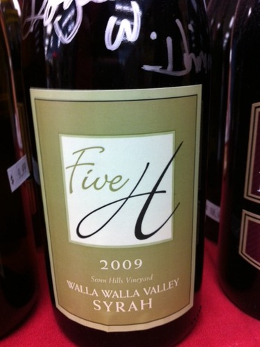 富趣酒庄西拉干红Five H Walla Walla Valley Syrah