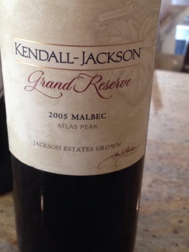 肯德-杰克逊顶级珍藏马尔贝克干红Kendall Jackson Grand Reserve Malbec