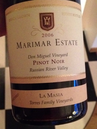 玛尔玛桃乐丝酒庄黑皮诺干红Marimar Estate Pinot Noir