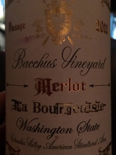 Bourgeoisie Columbia Valley Red