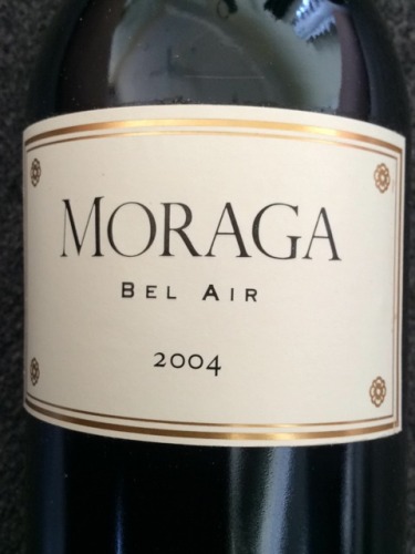 莫拉加贝莱尔干红Moraga Vineyards Bel Air Red