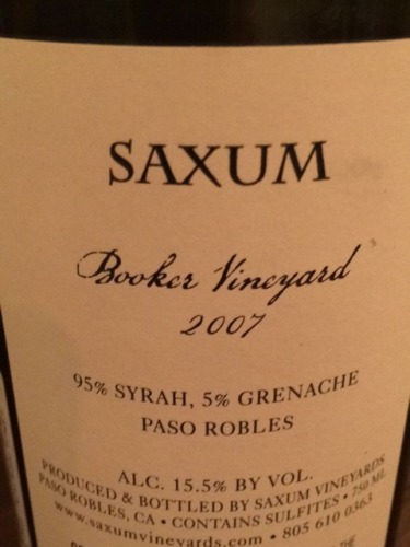 Booker Syrah