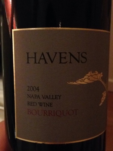 黑文斯酒庄博瑞特干红Havens Bourriquot Napa Valley Red