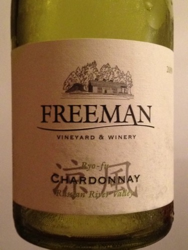 自由人酒庄瑞凉风霞多丽干白Freeman Ryo Fu Chardonnay