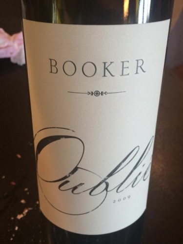 布克奥布丽干红Booker Vineyard Oublie Red