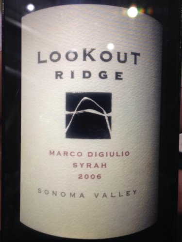 守望之山马可西拉干红Lookout Ridge Marco DiGiulio Syrah