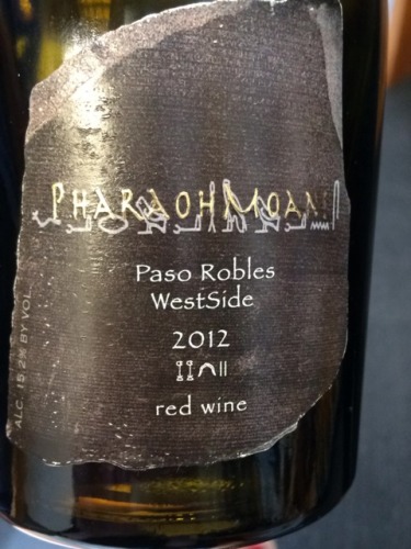 法拉姆斯干红Pharoah Moans Paso Robles Westside