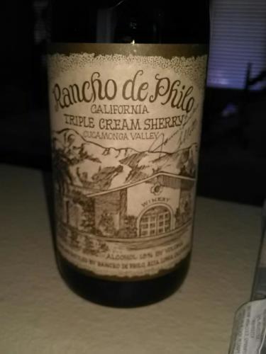 Cucamonga Valley Triple Cream Sherry